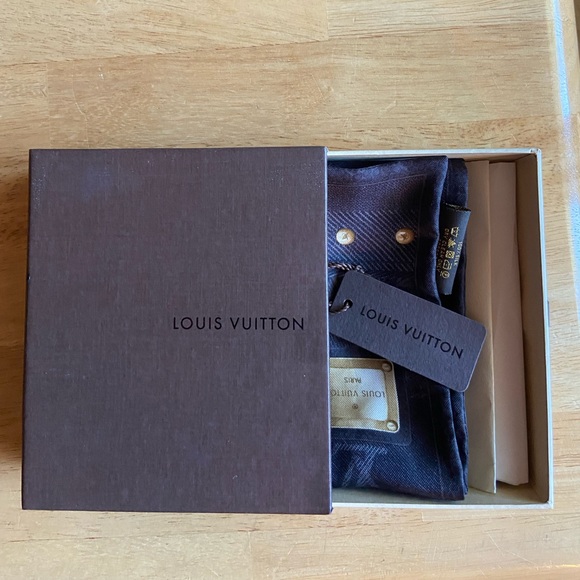 Louis Vuitton Denim Noir Bandeau - Picture 1 of 8